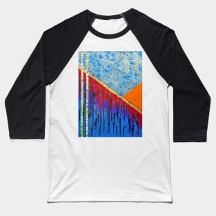 Pollution - Original Abstract Painting Baseball T-Shirt